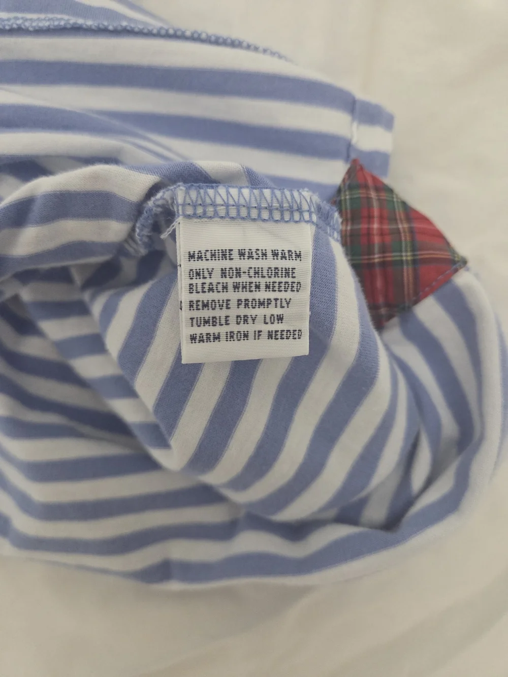 Striped Short-Sleeve Polo Golf Shirt - Light Blue/White